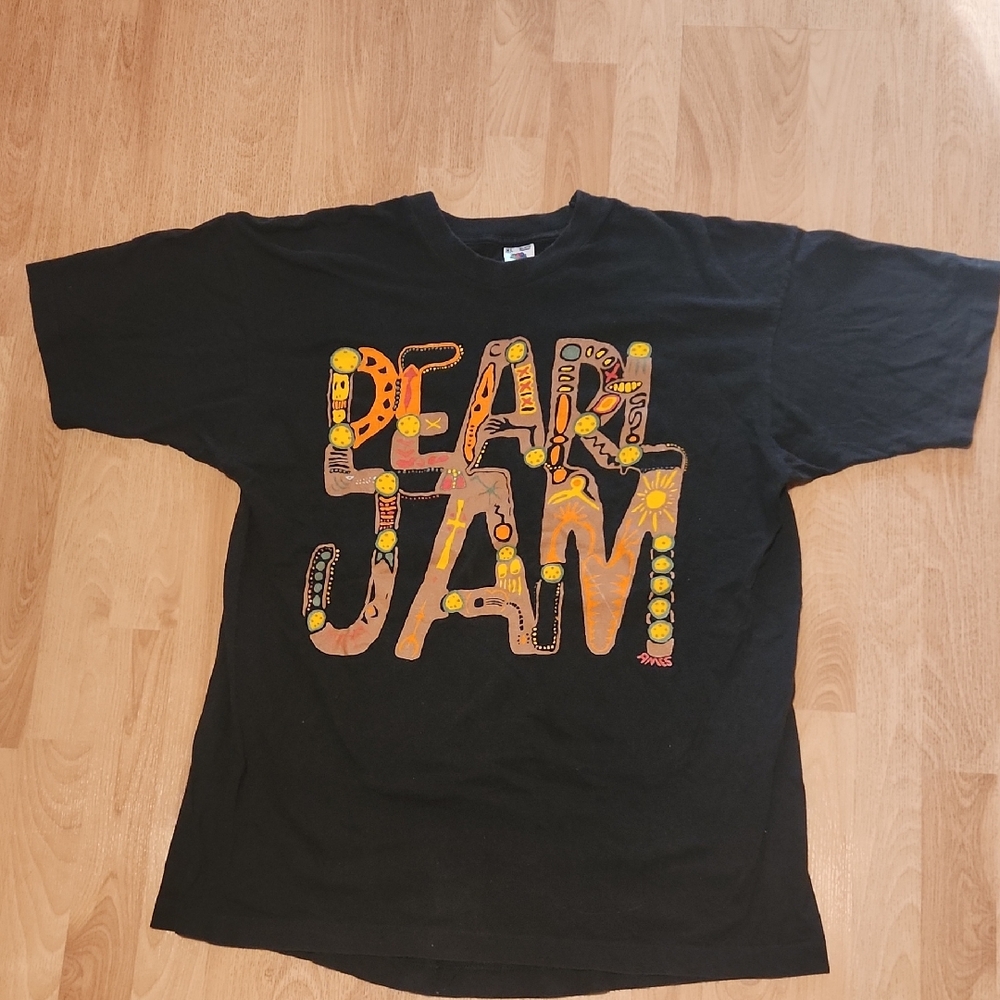 Vintage 90s Pearl Jam Tshirt Music For Rhinos Rare